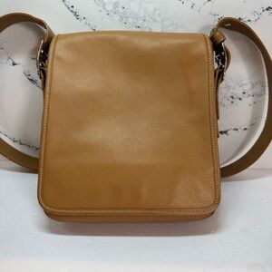Coach Tan Leather Crossbody Bag